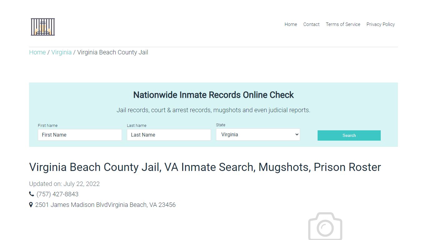 Virginia Beach County Jail, VA Inmate Search, Mugshots, Prison Roster